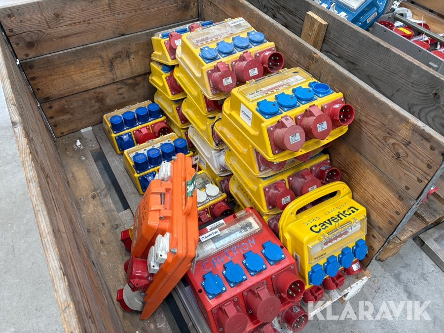 Byggestrømstavler  21 styk