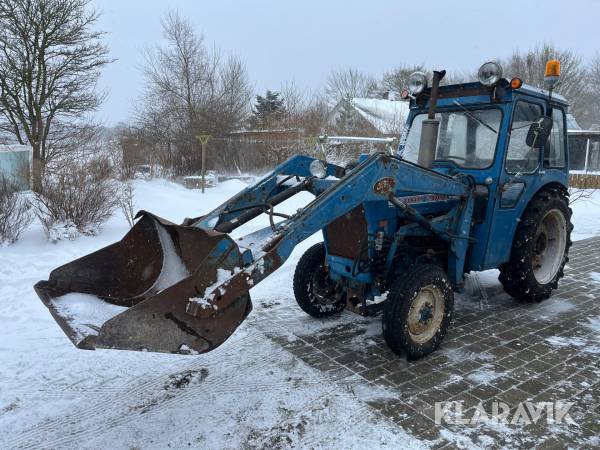 Veterantraktor Ford 2000 Y med frontlæsser