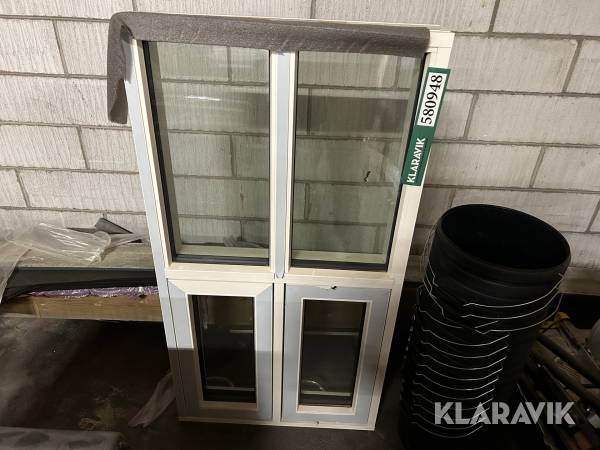 Vindue Klar i træ og aluminium