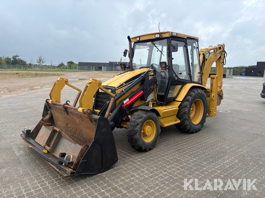 Rendegraver Caterpillar 428C med tilbehør