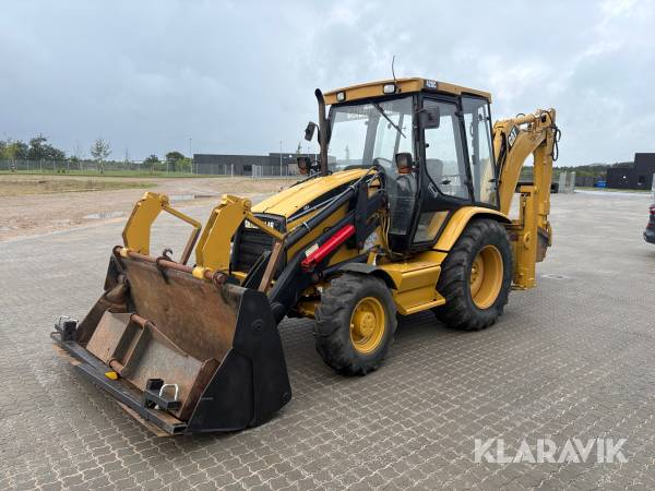 Rendegraver Caterpillar 428C med tilbehør