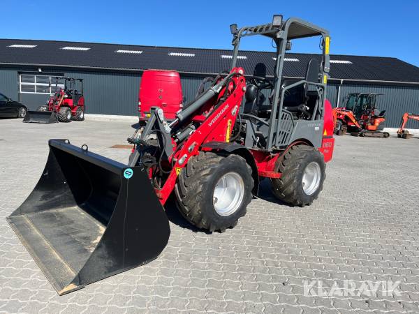 Minilæsser Weidemann 1160 plus med skovl
