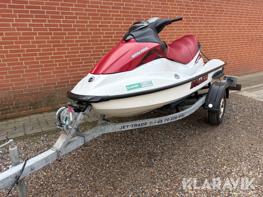 Vandscooter med trailer Seadoo GTI130