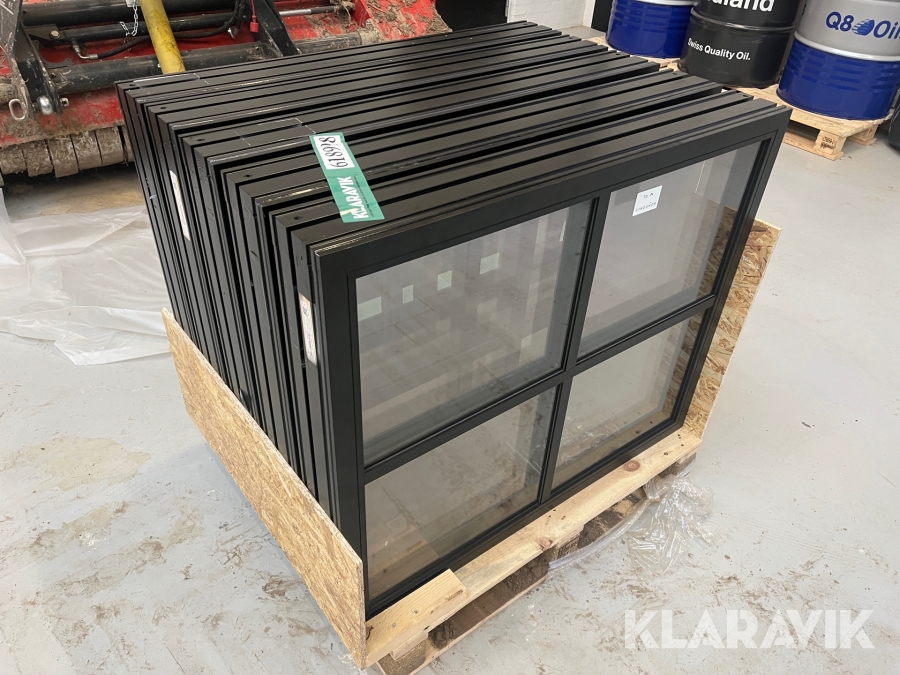 Vinduer Vindunor FK 100 M træ-alu  948x788 mm 