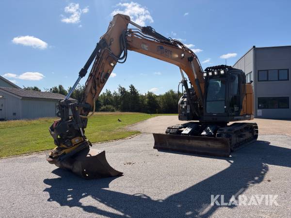Gravemaskine Case CX145D SR med Rototilt, 3D GPS, centralsmøring og tilbehør