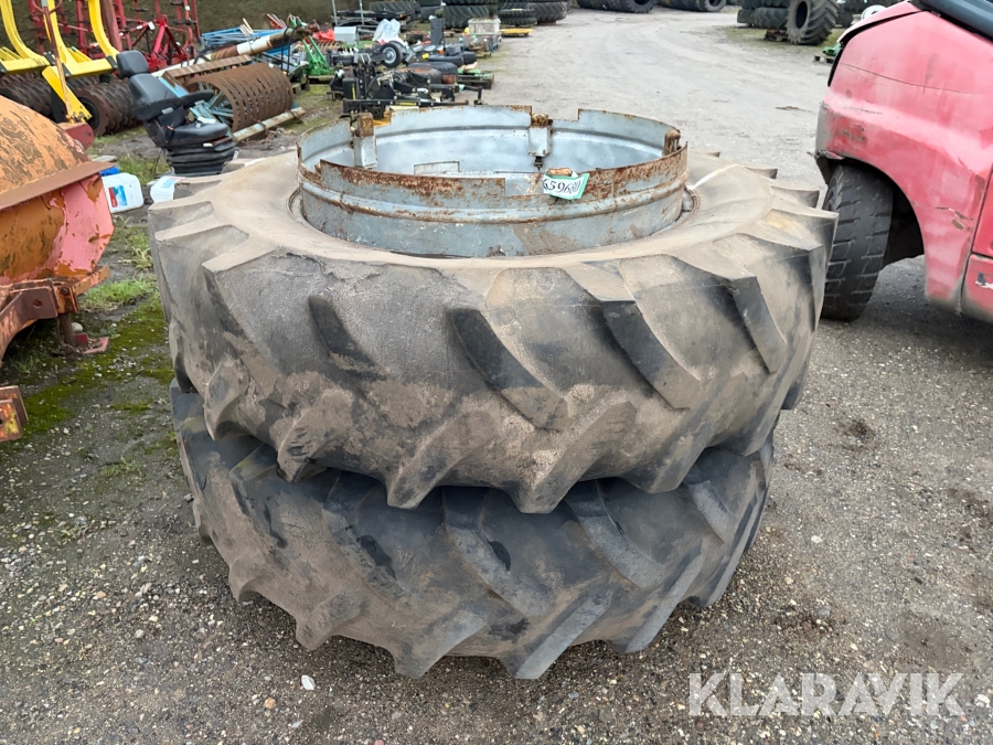 Tvillingehjul Michelin 18.4R38 BIB, Randers, Klaravik auktio