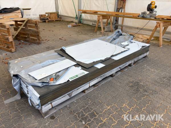 Facadeplader kompaktlaminat Gentas G-com UV+ 26 styk hele plader