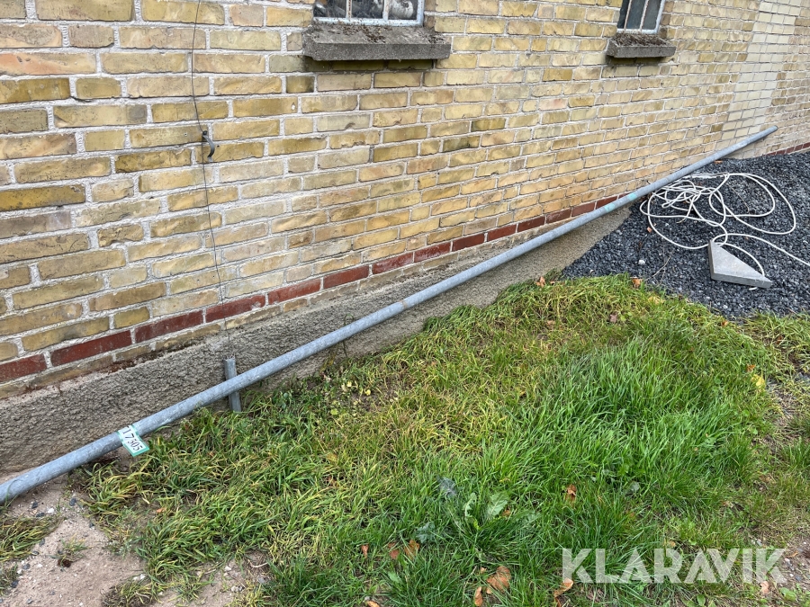 Vandrør Galvaniseret 1  1/2” (50mm) 2 styk