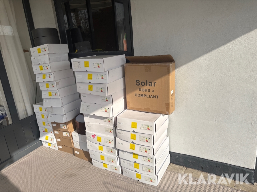 Led lamper parti Solar Assorteret 44 styk