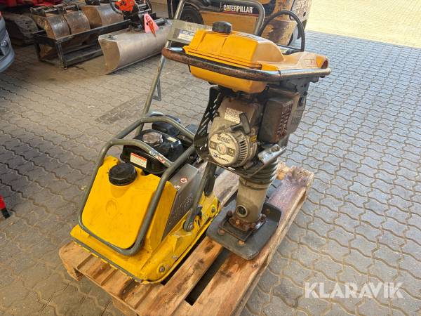 Pladevibrator Wacker Neuson WP1550 og jordloppe Wacker Neuson BS50-4s