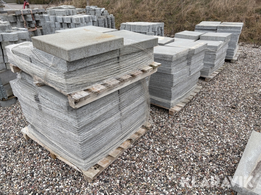 Fortovsflise X 495x495x75mm 186 styk.