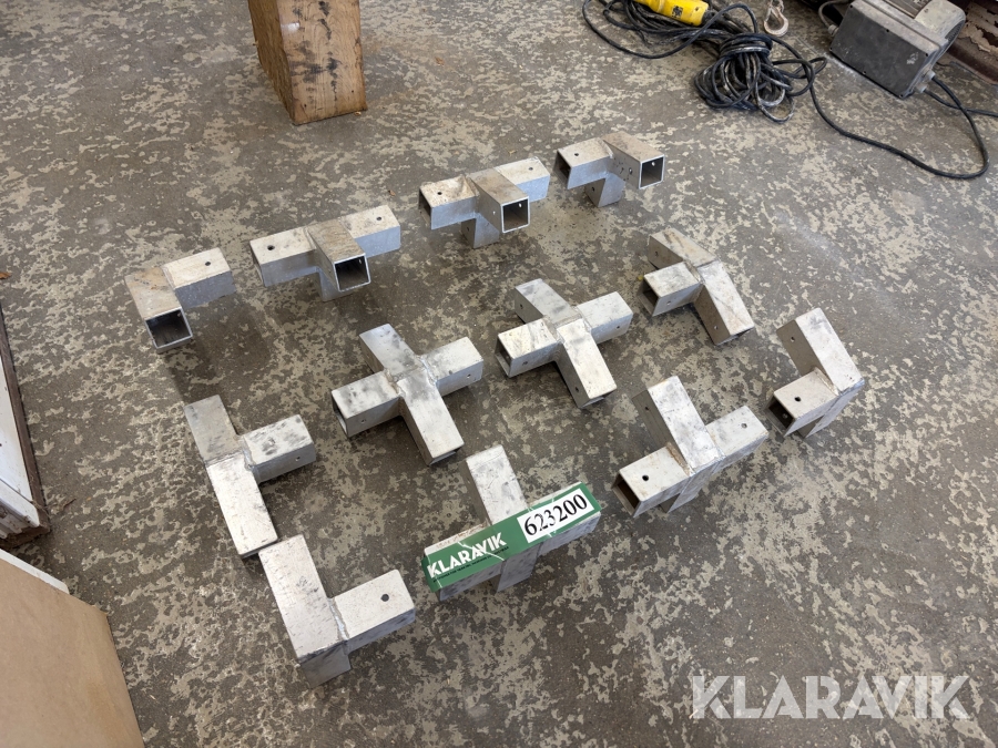 Alu stativ til bygselv telt.