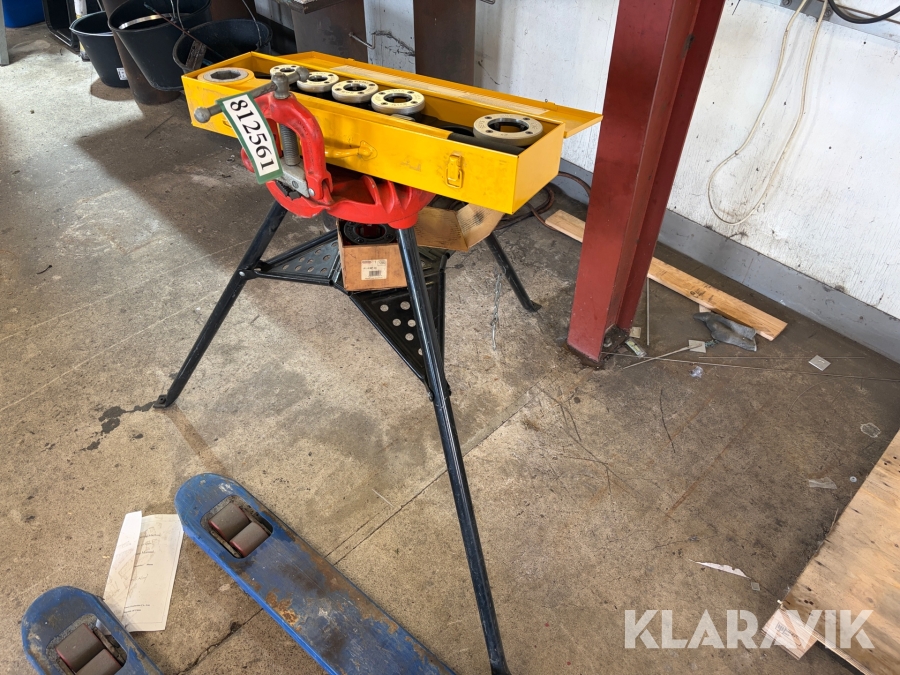 Tristand plus rørskærer Rems Eva set R 1/2 - 1 1/4