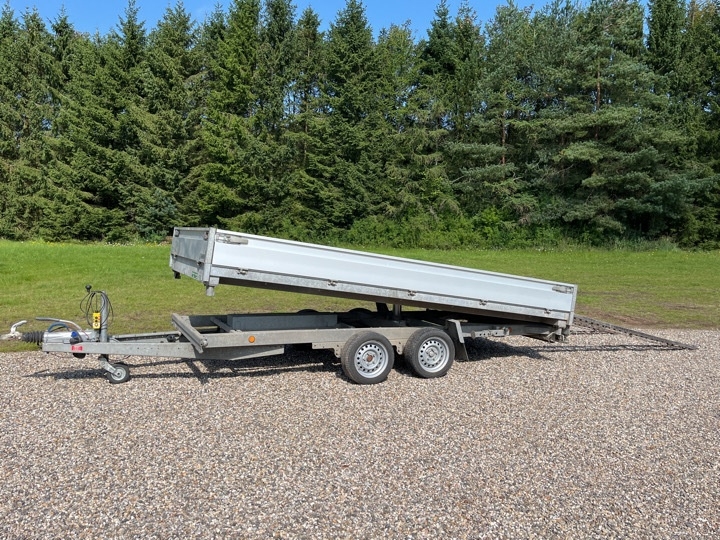 Tiptrailer 3500kg 3vejs tip