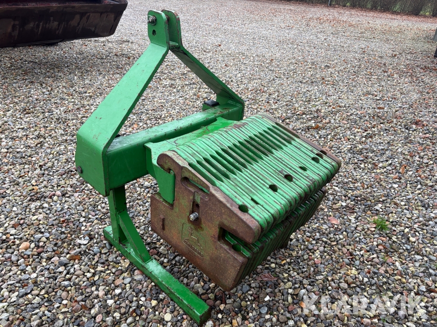 Vægtklods John Deere justerbar 200–1100 kg