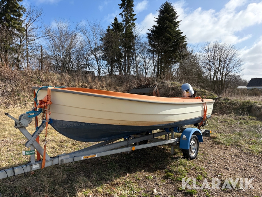 Jolle Askeladden med bådtrailer