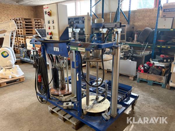 Malerpumpe med omrører TEC MAC SRL Docking