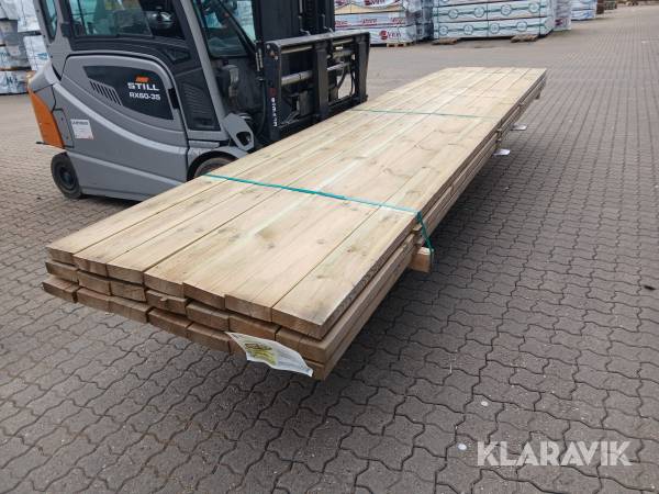 Reglar trykimprægneret 47 x 145 mm 21 Styk 480 cm