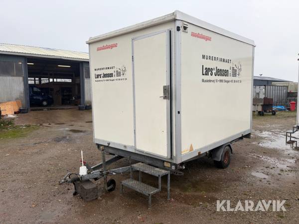 Spisevogn Modulvogn med wc, 4 mands