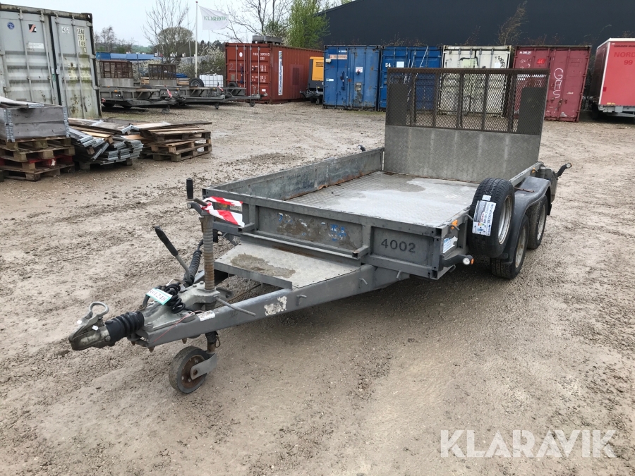 Maskintrailer IFOR Williams 3500kg