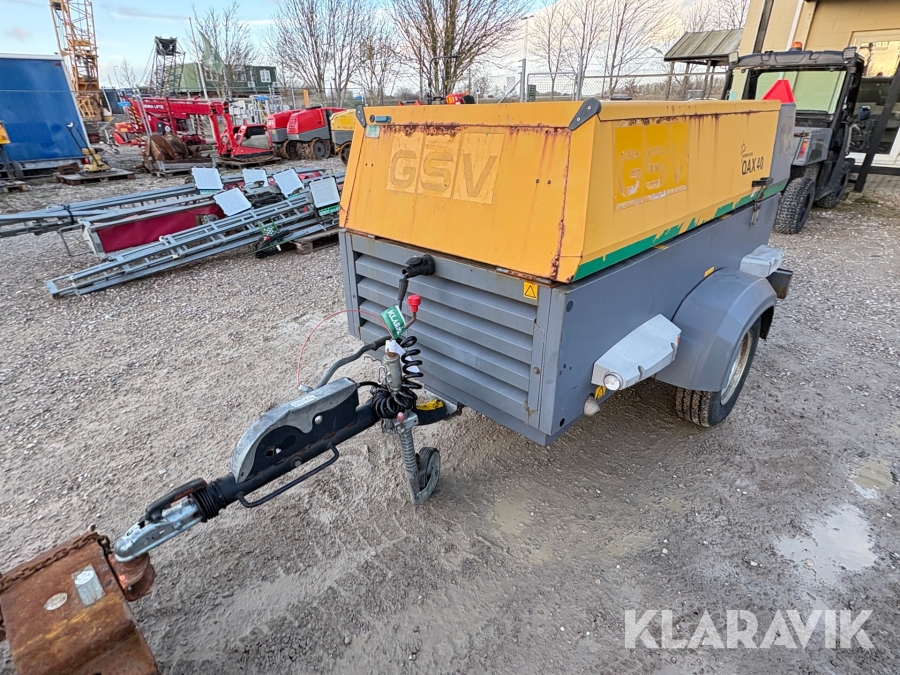 Generator trailer Atlas copco QAX 40