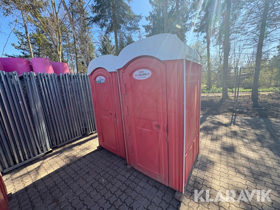 Toiletkabiner 2 styk