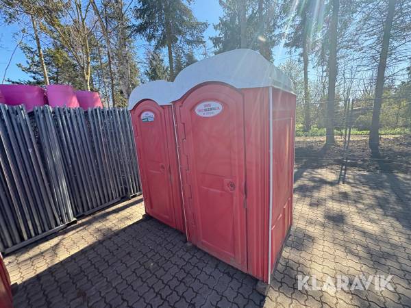 Toiletkabiner 2 styk