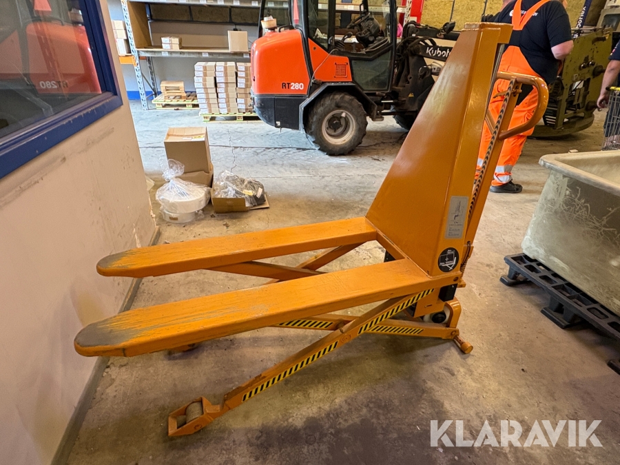 Palleløfter OJ Trucks HHPT med høj løftehøjde, el/manuel model