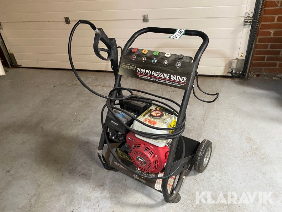 Højtryksrenser på benzin Premium kraft 2500psi