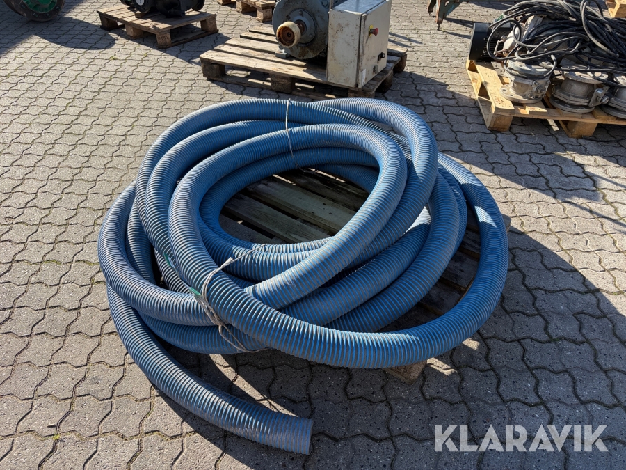 Armeret suge-/trykslange 15 meter