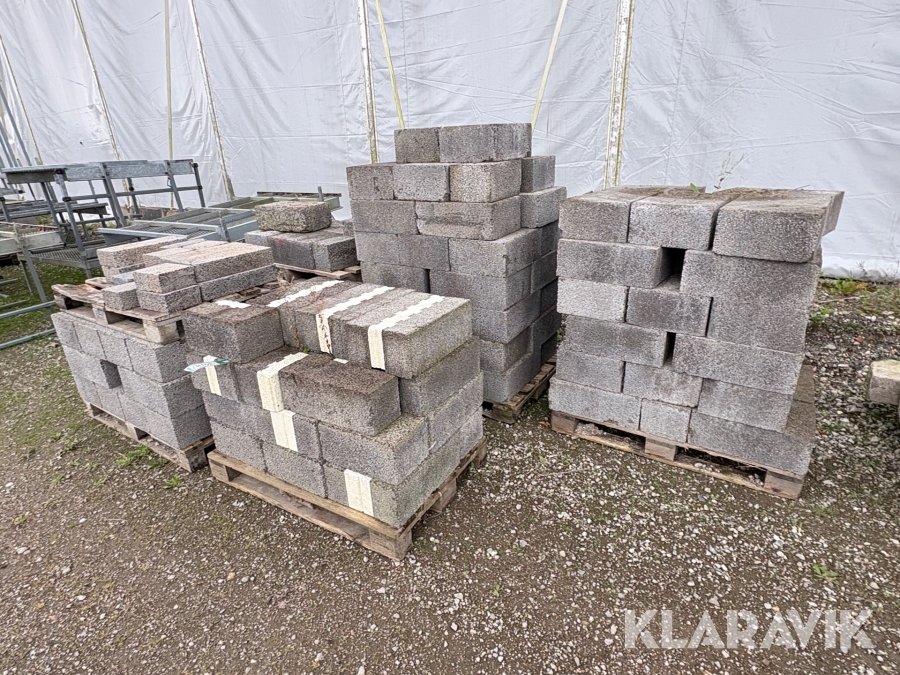 Lecablokke 5 paller - Assorteret størrelser
