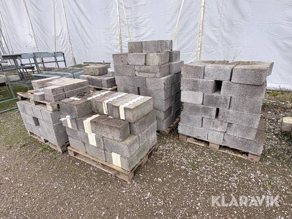 Lecablokke 5 paller - Assorteret størrelser