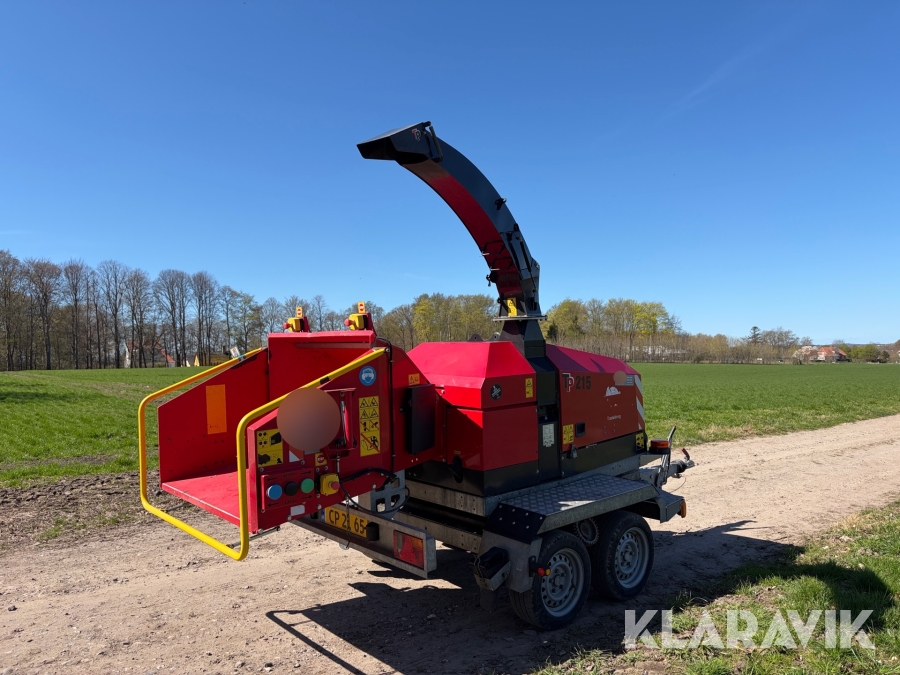 Flishugger TP 215 trailermonteret