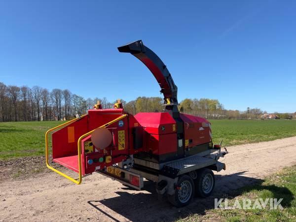 Flishugger TP 215 trailermonteret