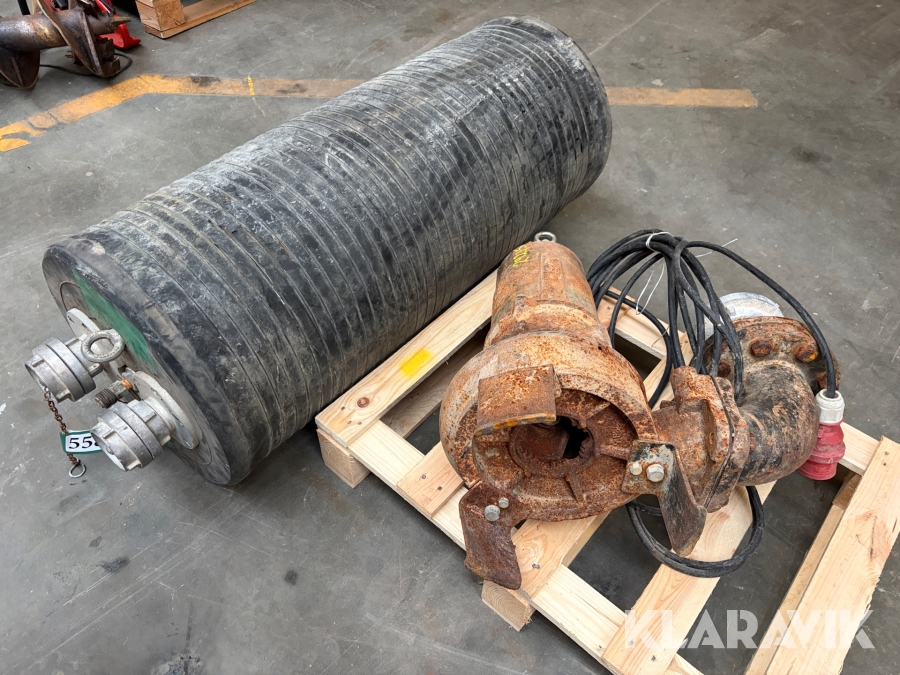 Pumpe og rørballon / kloakprop