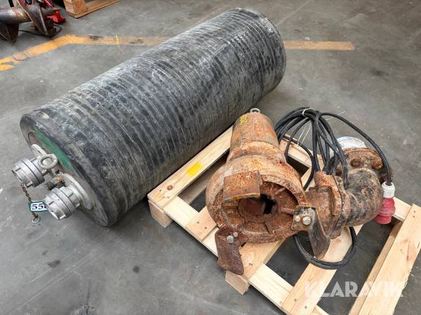 Pumpe og rørballon / kloakprop