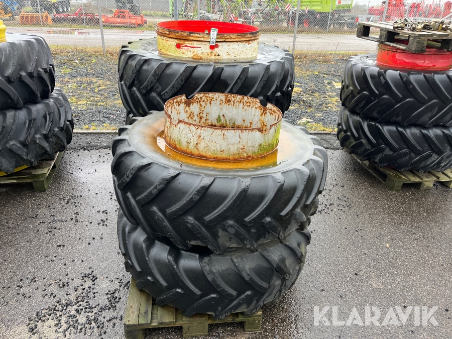 Tvillingehjul Michelin 4 styk