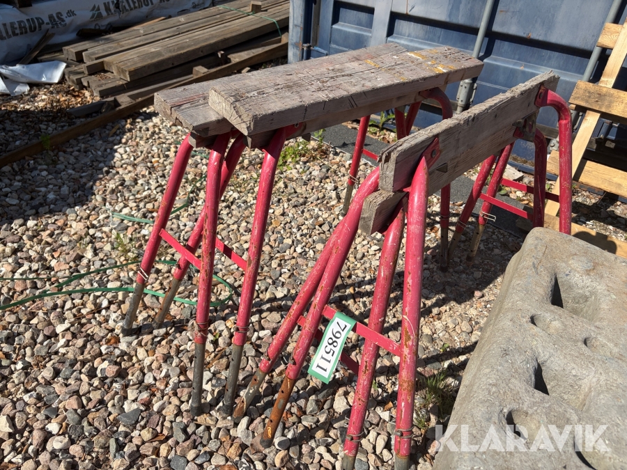 Arbejdsbukke, sammenklappelige, 4 Styk