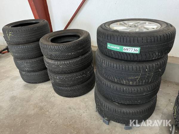 Volvo vinterhjul og løse sommerdæk 12  styk 