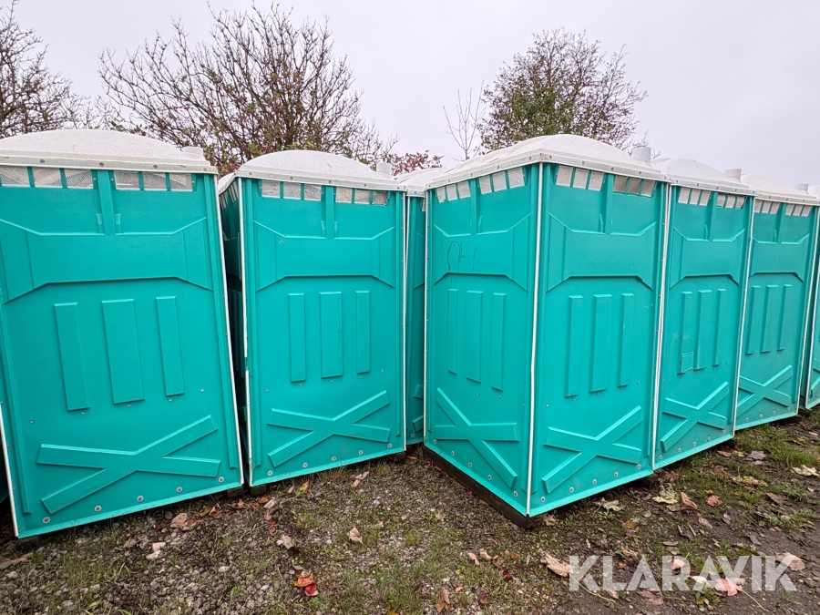 Toiletskur 5styk Poly portables