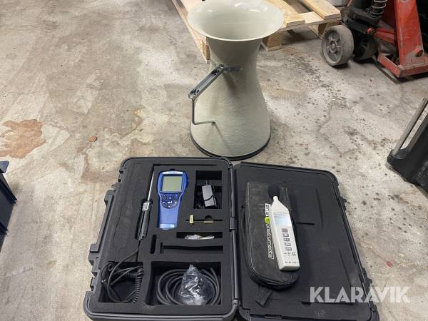 Ventilations måler - lydmåler VelociCalc - Elma