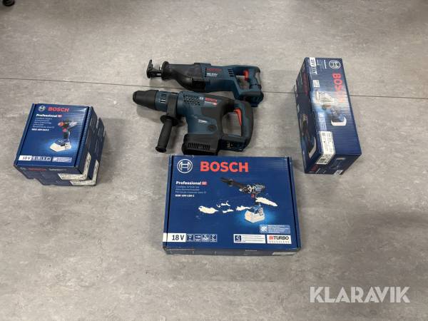 Akku værktøj blandet lot Bosch 6 styk