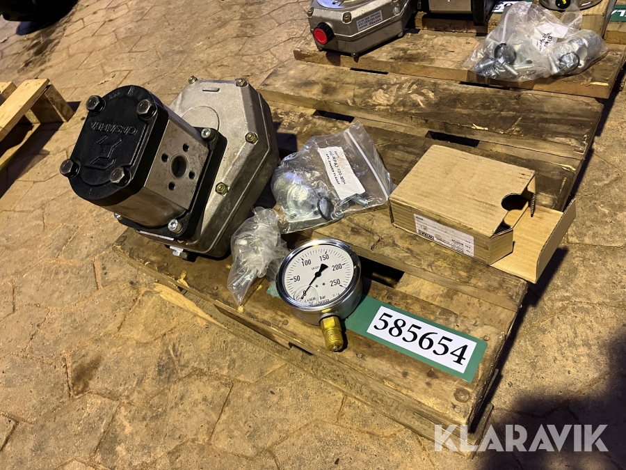 Hydraulik pumpe til PTO med speed up gear