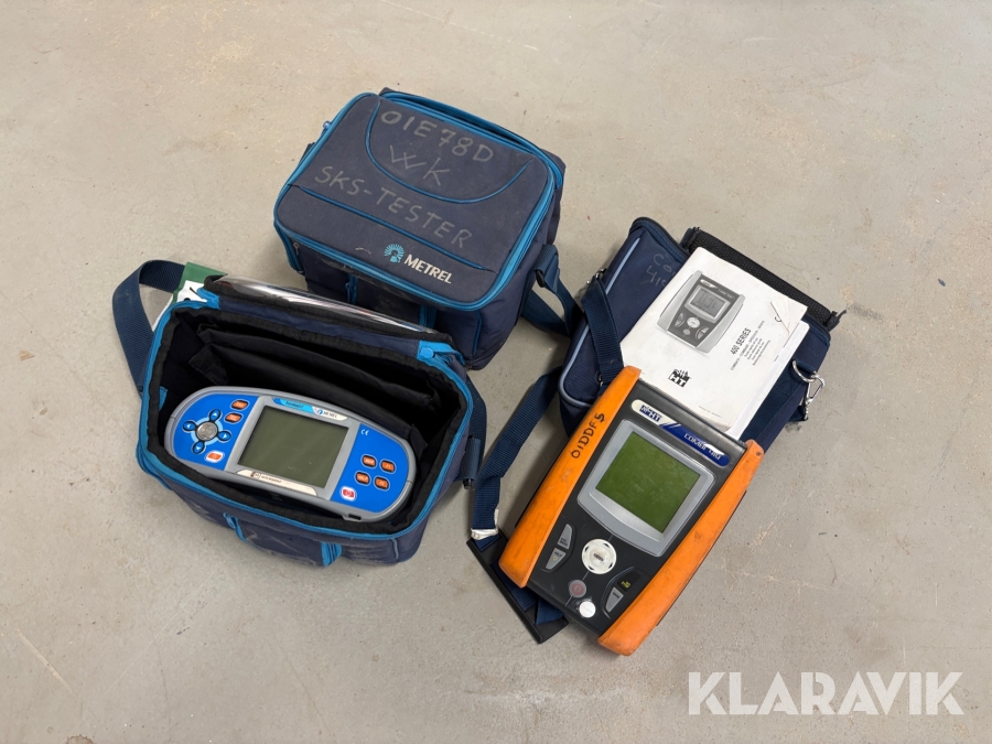 Installationstester Metrel EurotestAT -  2 styk