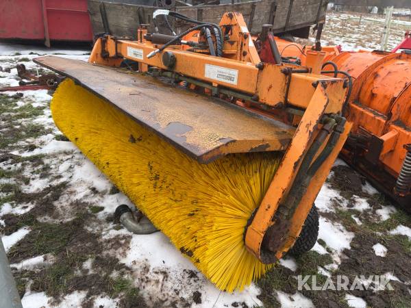 Hydraulisk fejekost med oliepumpe Am Teho F21975