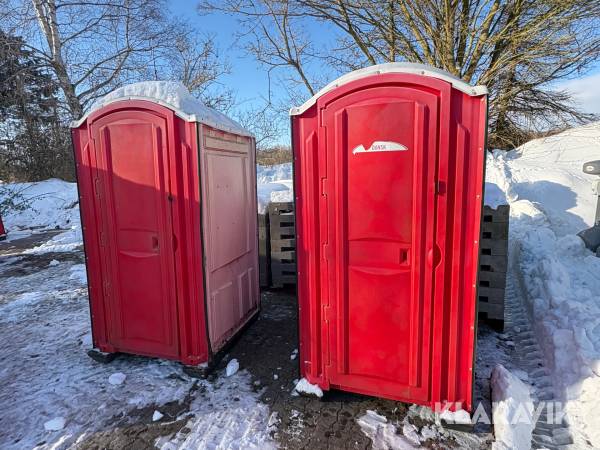 Toiletkabiner 2 styk