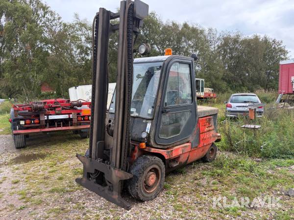 Eltruck Linde E48P med Pallegafler.