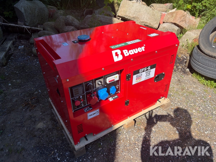 Generator Bauer GFS-6 6 kW