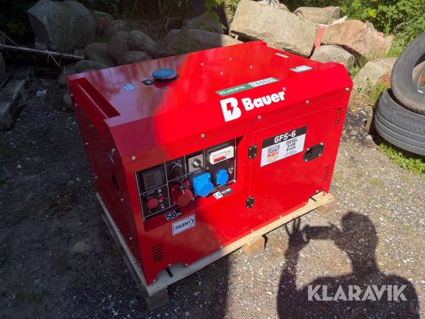 Generator Bauer GFS-6 6 kW