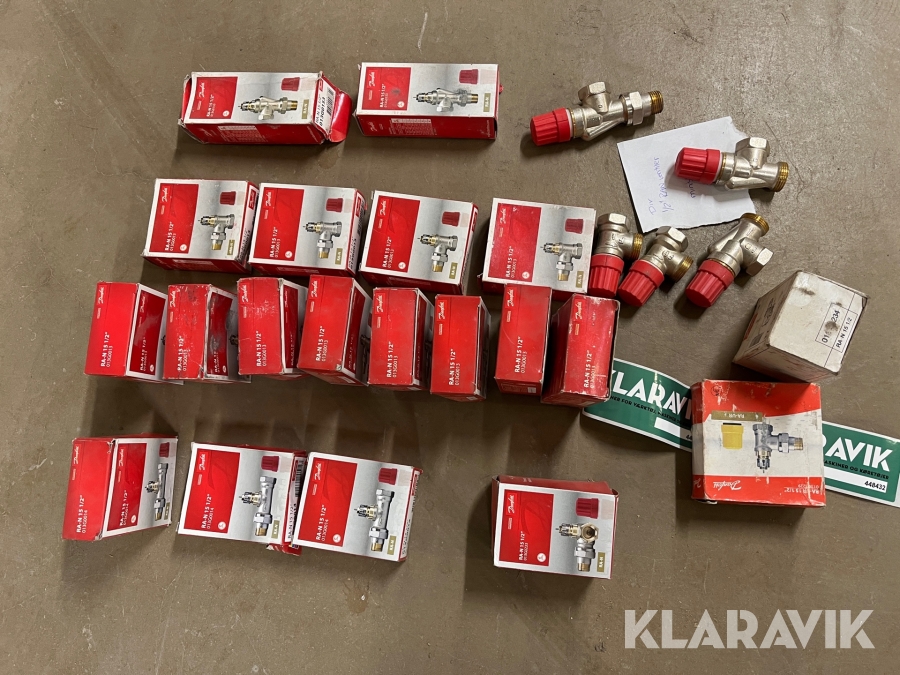 1/2” RA-N ventiler Danfoss Ass overskud